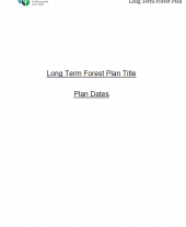 Long Term Forest Plan Template (A4)